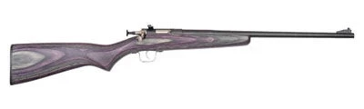 Crickett Single Shot 22 Long Rifle W/blue Barrel/purple Lami