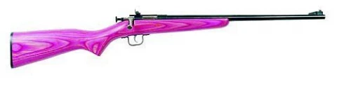 Crickett Single Shot 22 Long Rifle W/blue Barrel/pink Lamina