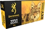 Browning BXV Predator & Varmint .223 Remington 50 Grain
