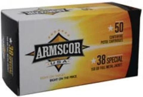 Armscor 38spl 158gr Fmj 50/1000