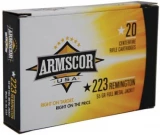 Armscor 223rem 55gr Fmj 20/1000