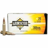 Armscor Ammo 308win 168gr Hpbt 20/10