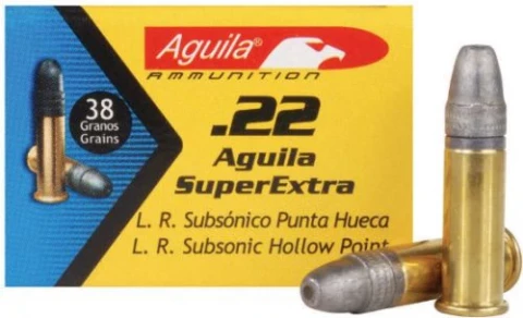 Aguila Ammo .22lr Subsonic