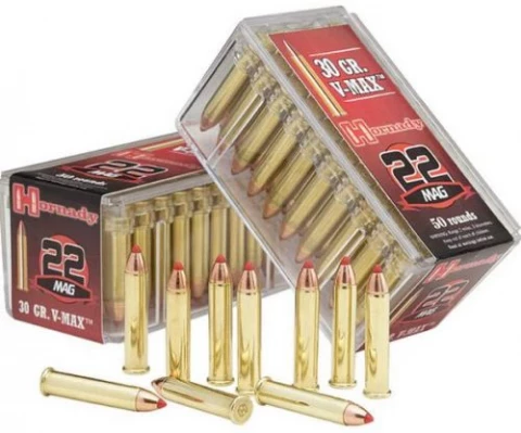 Hornady 22 Winchester Magnum Rimfire 30 Grain V-max