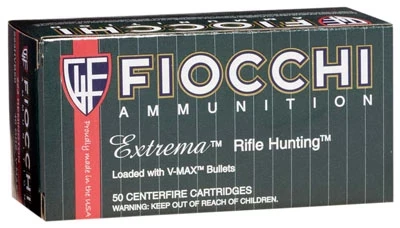 Fiocchi 223 Remington 40 Grain Hornady V-max Polymer Tip