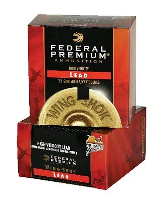 Federal Wing Shok 16 Ga. 2 3/4 1 1/8 Oz. #4 Lead Shot - Case