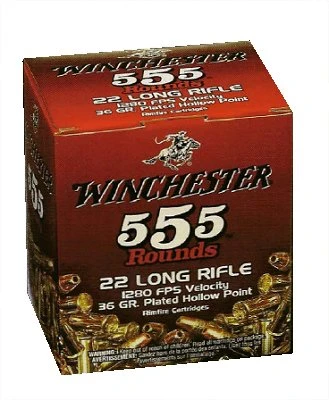 Winchester 22 Lr 36 Grain Copper Plated Hollow Point - Case