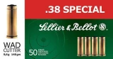 Sellier & Bellot 38 Special Soft Point 158 Gr 890 Fp