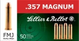 Sellier & Bellot 357 Remington Magnum (mag) Full Met