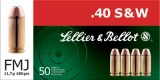 Sellier & Bellot 40 Smith & Wesson Full Metal Jacket