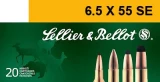 Sellier & Bellot 6.5mmx55mm Soft Point 131 Gr 2602 F