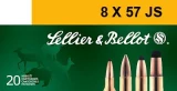 Sellier & Bellot 8mmx57 Jrs Spce (soft Point Cut-thr