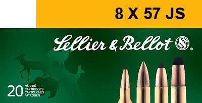 Sellier & Bellot 8mmx57 Jrs Spce (soft Point Cut-thr