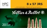Sellier & Bellot 8mmx57 Jrs Hollow Point Capped 196