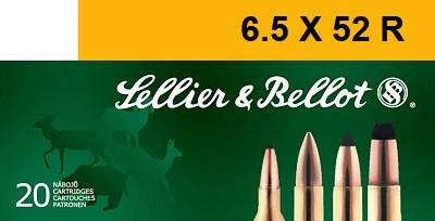 Sellier & Bellot 6.5mmx52r Soft Point 117 Gr 2208 Fp