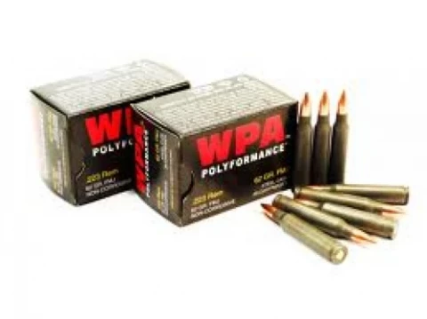 Wolf 223 Remington 62 Grain Bi-metal Full Metal Jacket 500 Rnds