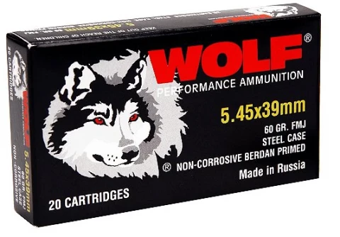 Wolf 5.45mmx39mm Russian 55grn Hol.pt (750 Round Case)