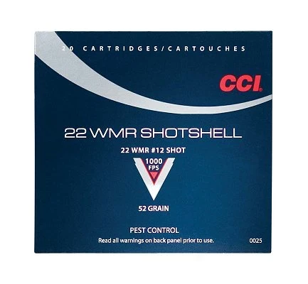 Cci 22 Winchester Magnum Rimfire 52 Grain #12 Shot