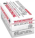 Winchester Ammo Ww22lr Wildcat 22 Long Rifle 40 Gr Lead Round Nose 50 Bx/ 100 C