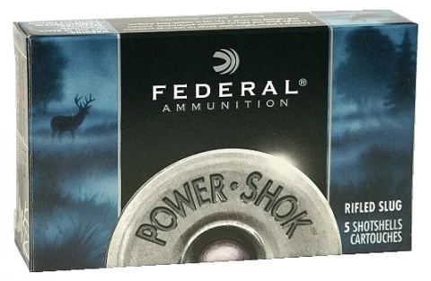 Federal Power Shok 16 Ga. 2 3/4 7/8 Oz, Lead Rifle Slug