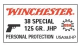 Winchester 38 Special 125 Grain Jacketed Hollow Point