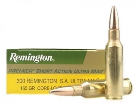 Remington 300 Rem. Short Ultra Mag 165 Grain Premier Pointed