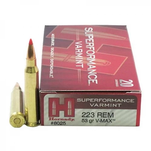 Hornady V-max 223 Remington/5.56 Nato V-max 53 Gr 3465 Fps 2