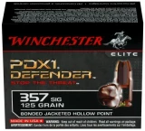 Winchester Ammo Supreme Elite 357 Sig Sauer Personal Defense