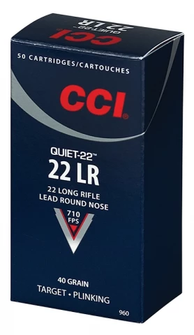 Cci 960 Quiet-22 22lr 40 Grain Lrn 50/bx