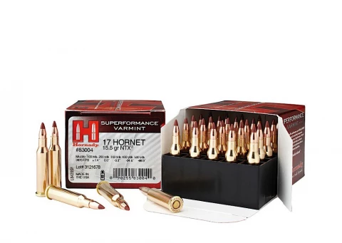 Hornady 83004 Ntx 17 Hornet Ntx Lead Free 15.5 Gr 25box/10ca