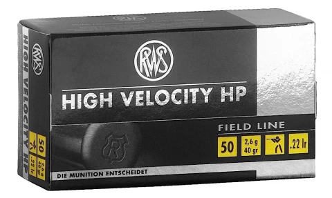 Rws 2132494 22lr 40gr High Velocity Hollow Point 50 Per Box