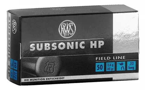 Rws 2132664 22lr Subsonic 50 Rounds Per Box