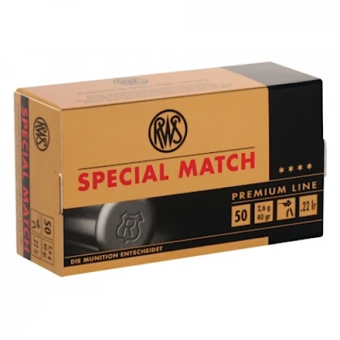 Rws 2134233 22lr Special Match 50 Rounds Per Box