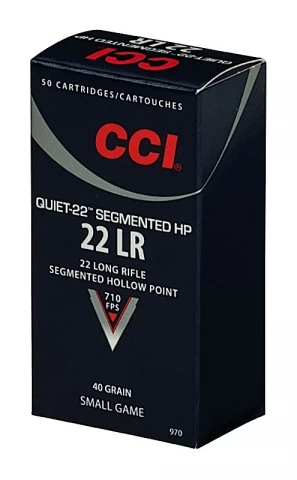 Cci 970 Quiet 22 Long Rifle Segmented Hollow Point 40 Gr