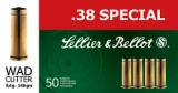 Sellier & Bellot Sb38l Handgun 38 Special Lead Flat Nose 158