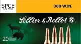 Sellier & Bellot Sb308f Rifle Hunting 308 Win/7.62 Nato 180 Gr Spce (soft Point