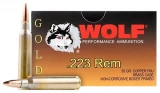 Wolf G22355fmj Gold 223 Rem/5.56 Nato Full Metal Jacket 55 G