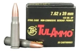 Tulammo Ul076202 Centerfire Rifle 7.62mmx39mm Hollow Point 1