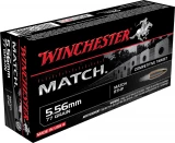 Winchester Ammo S556m Match Boat Tail Hollow Point 5.56 Nato
