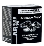 Federal Xm855af90 American Eagle 5.56 Nato Clipped Fmj 62 Gr