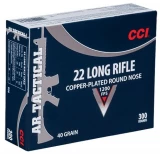 Cci 956 22 Long Rifle Copper-plated Round Nose 40 Gr 300box/