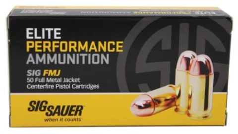 Sig Sauer E40sb2-50 Full Metal Jacket 40 S&w 180 Gr Fmj 50case/20box