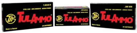 Tulammo Ul076212 Centerfire Rifle 7.62x39mm 122 Gr Hp 40 Bx/ 25 Cs