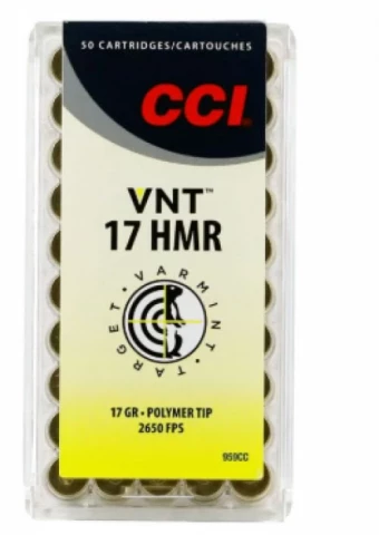 Cci Varmint Vnt 17hmr 17gr Varmint Tipped 50ct