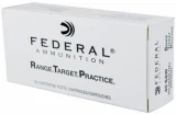 Federal Range Target Practice Handgun Ammunition Rtp40165, 40 S&w, Full Metal Jacket, 165 Gr, 1130 Fps, 50 Rd/bx
