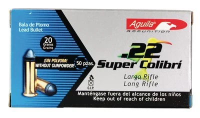 Aguila .22 Super Colibri 20 Grain Solid Point