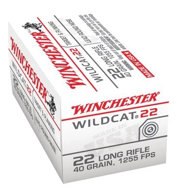 Wildcat .22 Long Rifle 40 Grain Lead Round Nose 50rds