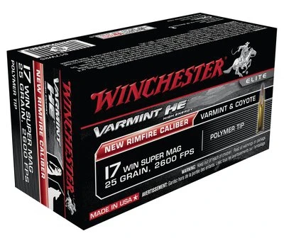 Varmint He .17 Winchester Super Magnum 25 Grain V-max