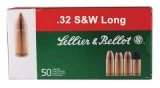 Handgun Ammunition .32 Smith & Wesson Long 100 Grain Lead Round Nose