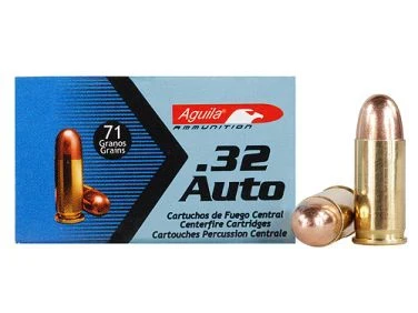 Ams 32acp 71gr Fmj 50rnds Brass Case